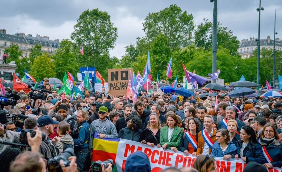 2024 06 15 5 Manifestation NFP et des 5 syndicats à PARIS