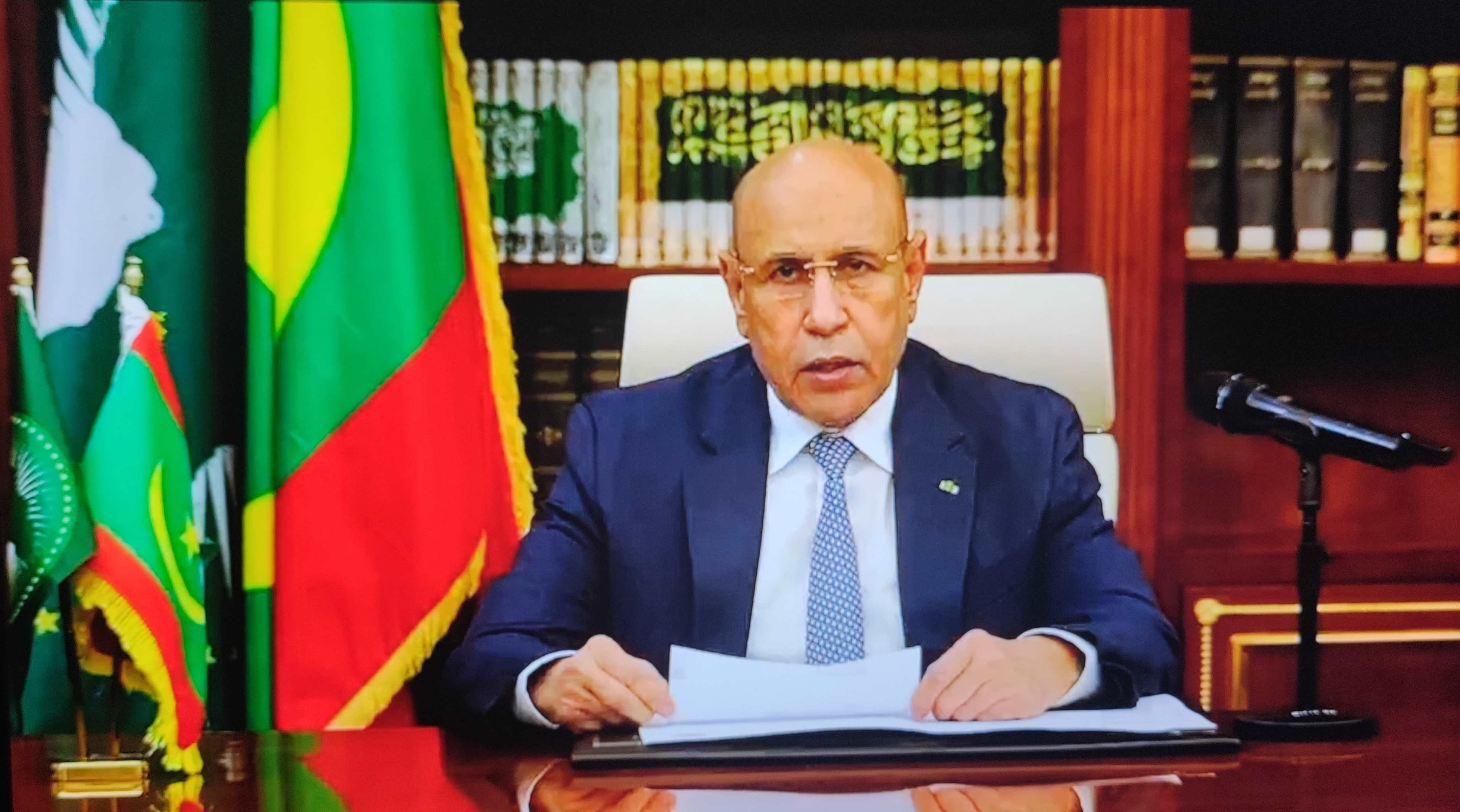 2024 07 02 Mohamed Cheikh El Ghazouani Président de la Mauritanie comp